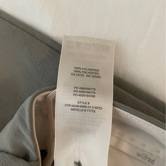 Aritzia Wilfred Effortless pants | Sage - Picture 4 of 5